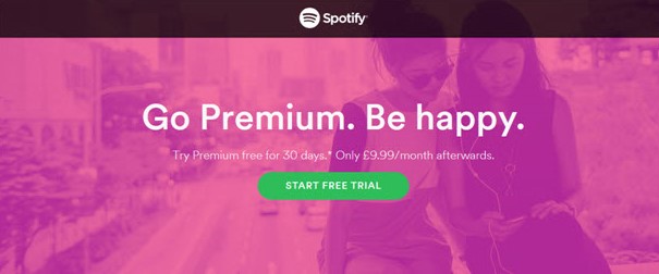 Spotify Premium free trial, Reciprocity
