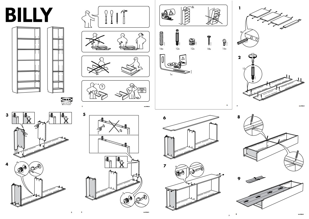 Sample IKEA Instructions