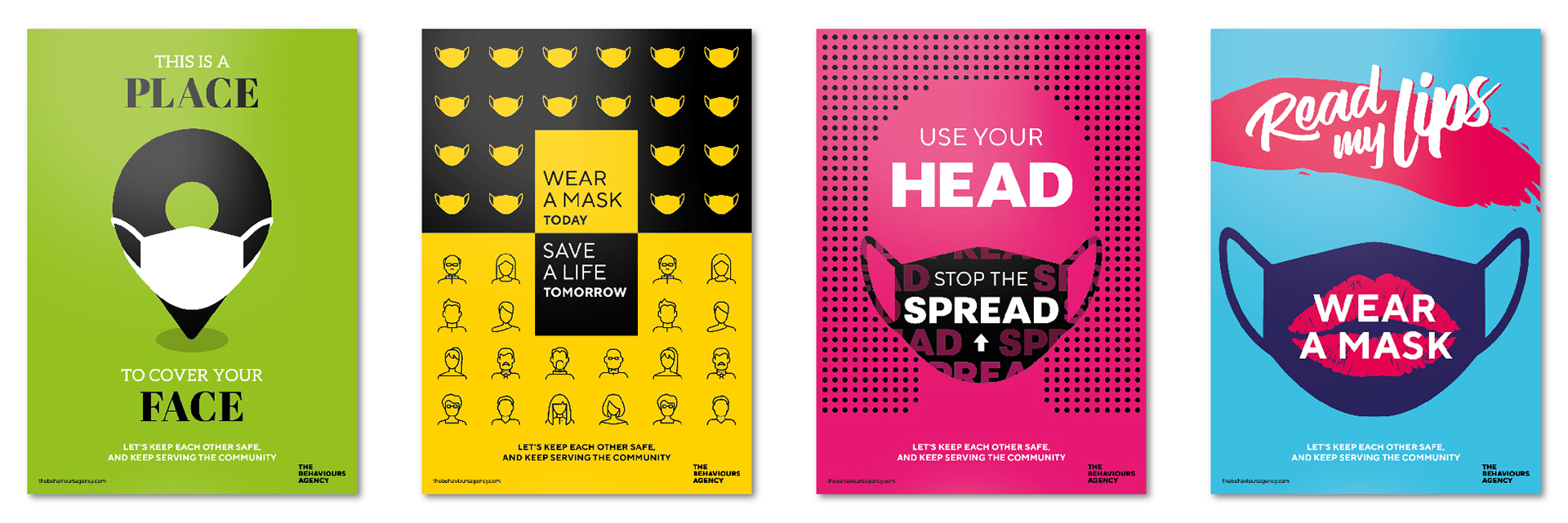 Behavioural Mask Posters for retailers