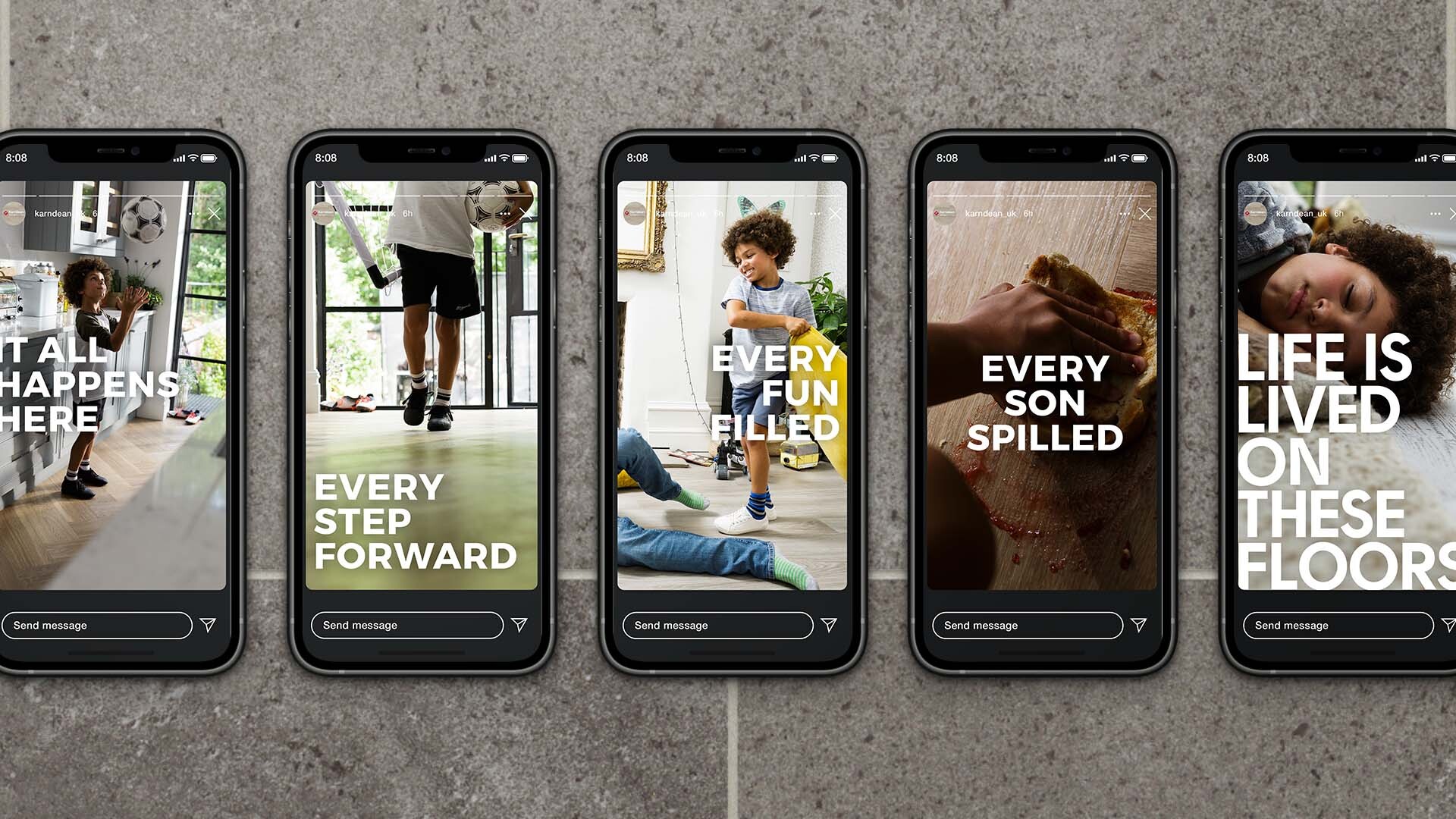 Karndean's brand campaign digital ads
