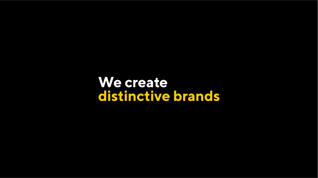 Distinctive brand assets